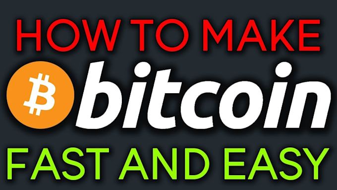Scronw I Will Bitcoin Earn Fast And Easy Online For 10 On Www Fiverr Com - 